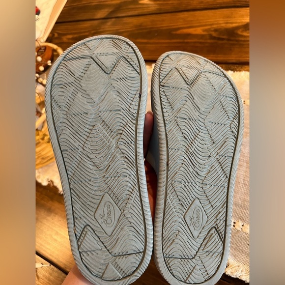 Chaco Chillos Gray Slide Sandals, Granite size 8 women’s, summer, beach, comfort - Picture 6 of 8